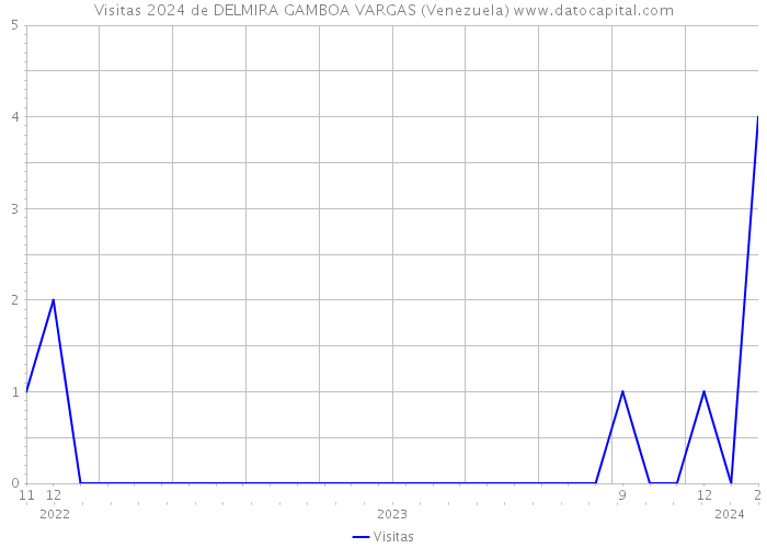 Visitas 2024 de DELMIRA GAMBOA VARGAS (Venezuela) 