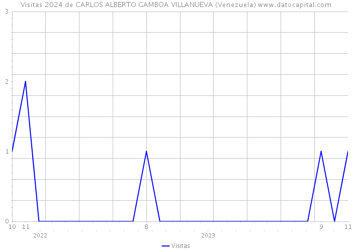 Visitas 2024 de CARLOS ALBERTO GAMBOA VILLANUEVA (Venezuela) 