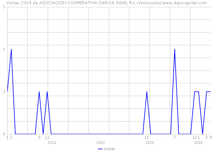 Visitas 2024 de ASOCIACION COOPERATIVA GARCIA 3000, R.L (Venezuela) 