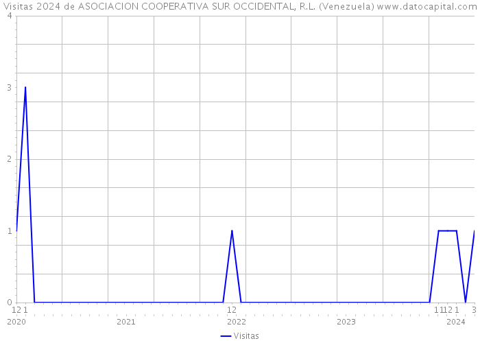 Visitas 2024 de ASOCIACION COOPERATIVA SUR OCCIDENTAL, R.L. (Venezuela) 