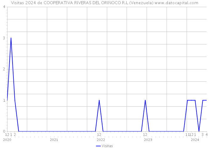 Visitas 2024 de COOPERATIVA RIVERAS DEL ORINOCO R.L (Venezuela) 