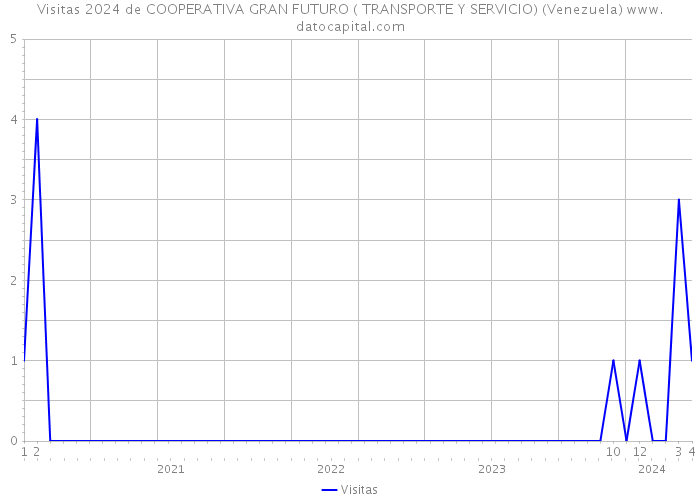 Visitas 2024 de COOPERATIVA GRAN FUTURO ( TRANSPORTE Y SERVICIO) (Venezuela) 
