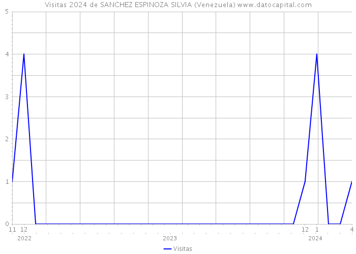 Visitas 2024 de SANCHEZ ESPINOZA SILVIA (Venezuela) 
