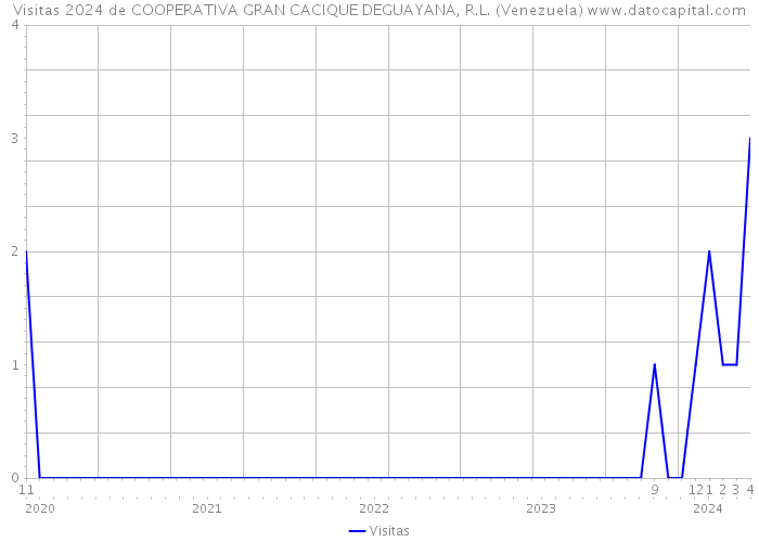 Visitas 2024 de COOPERATIVA GRAN CACIQUE DEGUAYANA, R.L. (Venezuela) 