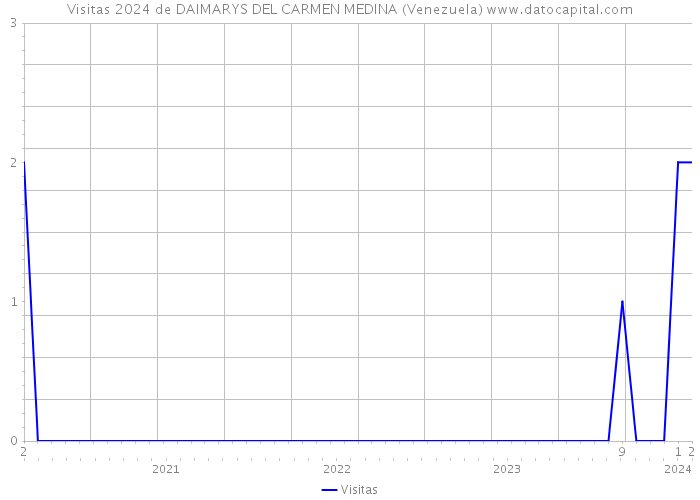 Visitas 2024 de DAIMARYS DEL CARMEN MEDINA (Venezuela) 