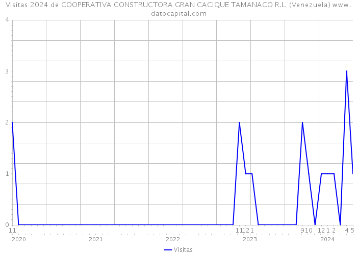 Visitas 2024 de COOPERATIVA CONSTRUCTORA GRAN CACIQUE TAMANACO R.L. (Venezuela) 