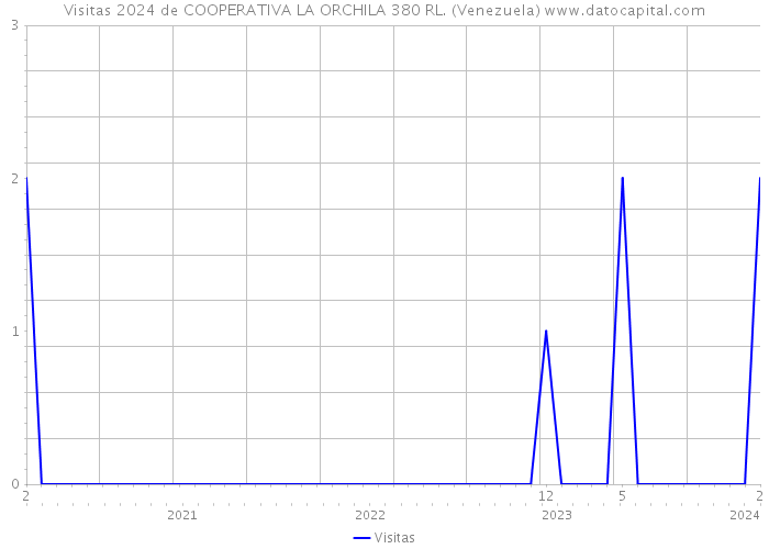 Visitas 2024 de COOPERATIVA LA ORCHILA 380 RL. (Venezuela) 