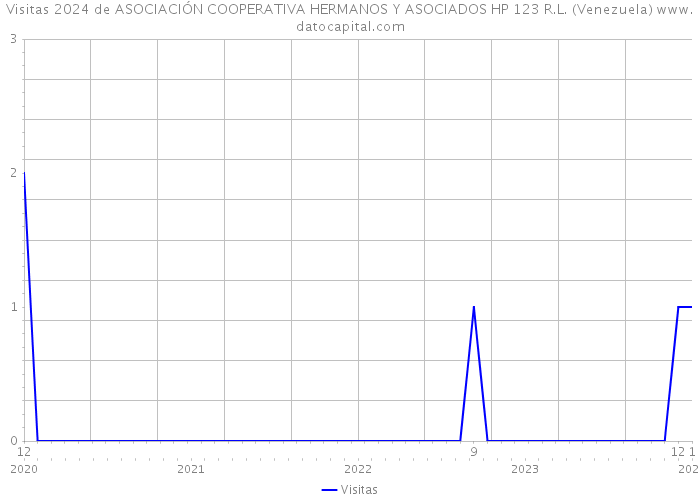 Visitas 2024 de ASOCIACIÓN COOPERATIVA HERMANOS Y ASOCIADOS HP 123 R.L. (Venezuela) 
