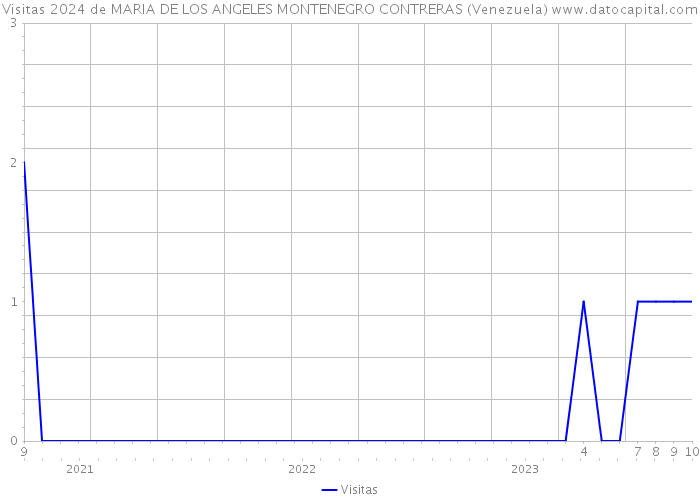 Visitas 2024 de MARIA DE LOS ANGELES MONTENEGRO CONTRERAS (Venezuela) 