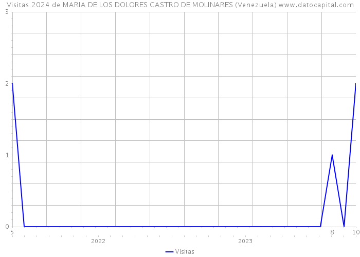 Visitas 2024 de MARIA DE LOS DOLORES CASTRO DE MOLINARES (Venezuela) 