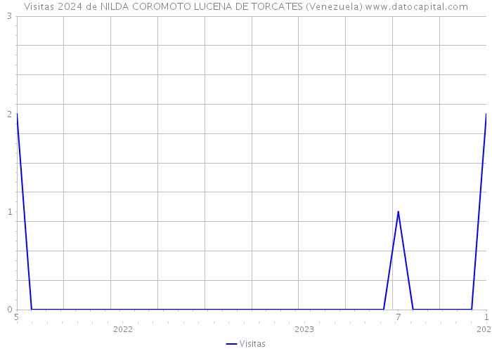 Visitas 2024 de NILDA COROMOTO LUCENA DE TORCATES (Venezuela) 