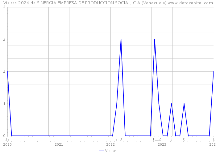 Visitas 2024 de SINERGIA EMPRESA DE PRODUCCION SOCIAL, C.A (Venezuela) 