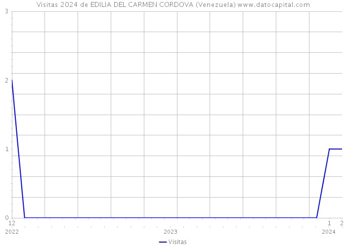 Visitas 2024 de EDILIA DEL CARMEN CORDOVA (Venezuela) 