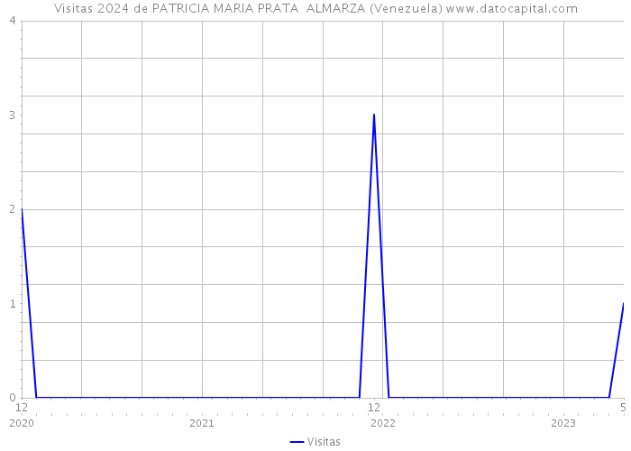 Visitas 2024 de PATRICIA MARIA PRATA ALMARZA (Venezuela) 