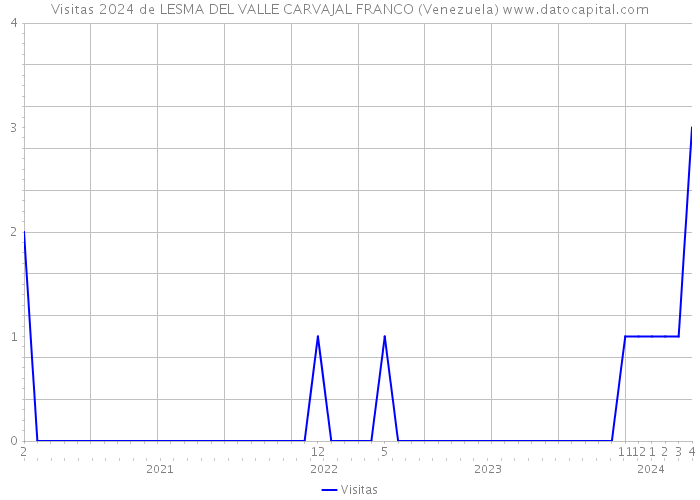 Visitas 2024 de LESMA DEL VALLE CARVAJAL FRANCO (Venezuela) 