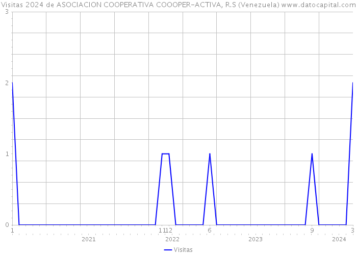 Visitas 2024 de ASOCIACION COOPERATIVA COOOPER-ACTIVA, R.S (Venezuela) 