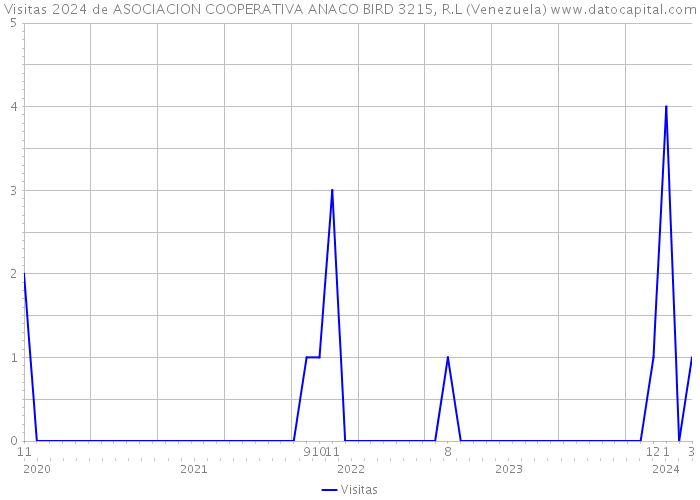 Visitas 2024 de ASOCIACION COOPERATIVA ANACO BIRD 3215, R.L (Venezuela) 