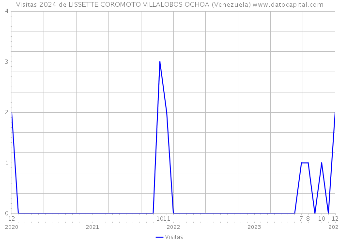 Visitas 2024 de LISSETTE COROMOTO VILLALOBOS OCHOA (Venezuela) 