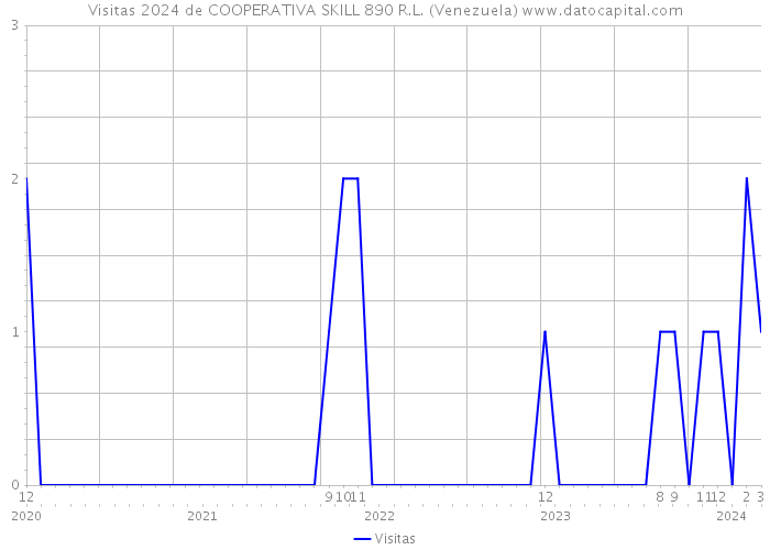 Visitas 2024 de COOPERATIVA SKILL 890 R.L. (Venezuela) 