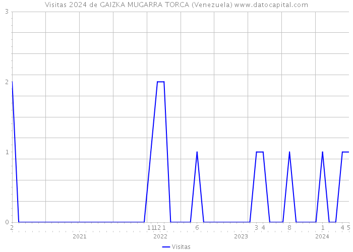 Visitas 2024 de GAIZKA MUGARRA TORCA (Venezuela) 