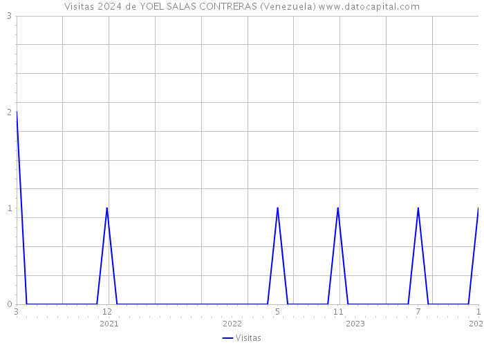 Visitas 2024 de YOEL SALAS CONTRERAS (Venezuela) 