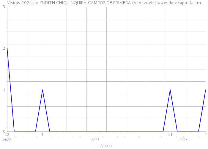 Visitas 2024 de YUDITH CHIQUINQUIRA CAMPOS DE PRIMERA (Venezuela) 