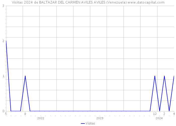 Visitas 2024 de BALTAZAR DEL CARMEN AVILES AVILES (Venezuela) 