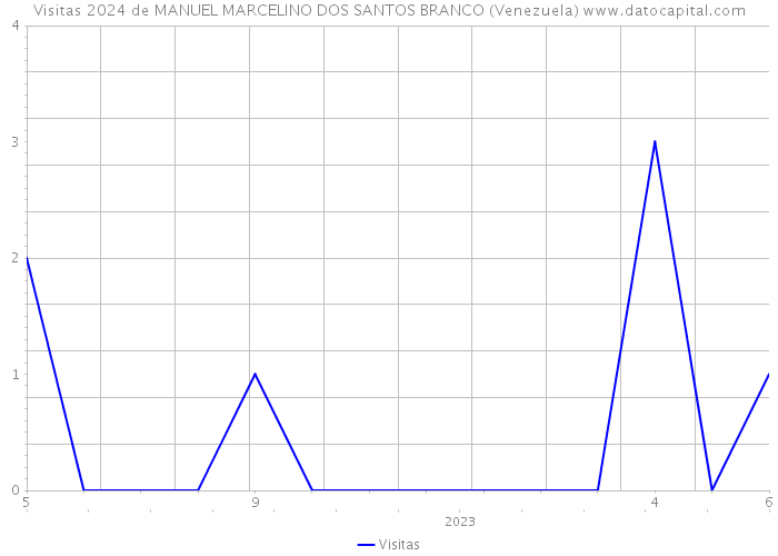 Visitas 2024 de MANUEL MARCELINO DOS SANTOS BRANCO (Venezuela) 
