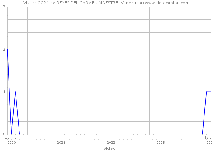 Visitas 2024 de REYES DEL CARMEN MAESTRE (Venezuela) 