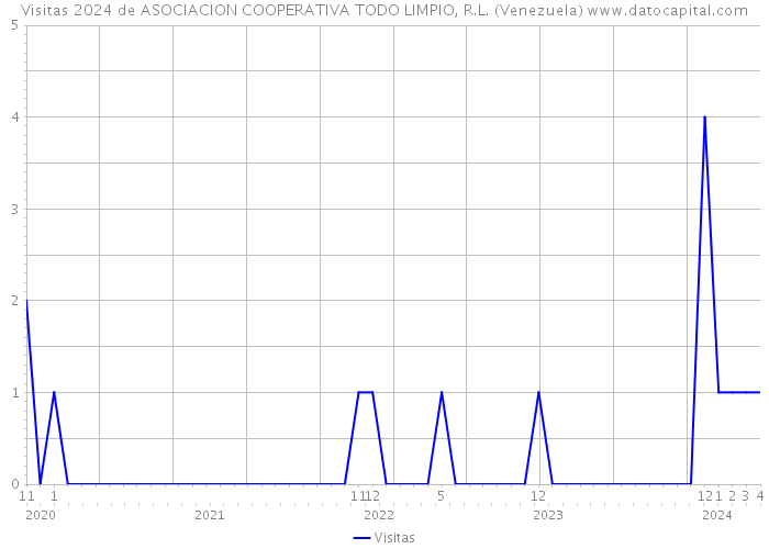 Visitas 2024 de ASOCIACION COOPERATIVA TODO LIMPIO, R.L. (Venezuela) 