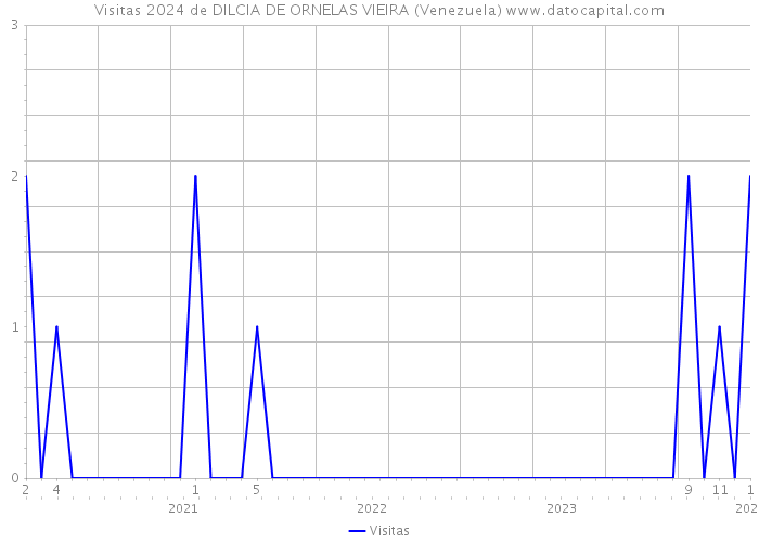 Visitas 2024 de DILCIA DE ORNELAS VIEIRA (Venezuela) 
