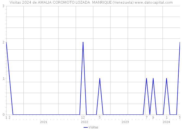 Visitas 2024 de AMALIA COROMOTO LOZADA MANRIQUE (Venezuela) 