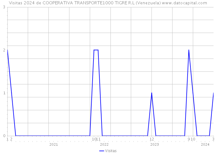 Visitas 2024 de COOPERATIVA TRANSPORTE1000 TIGRE R.L (Venezuela) 