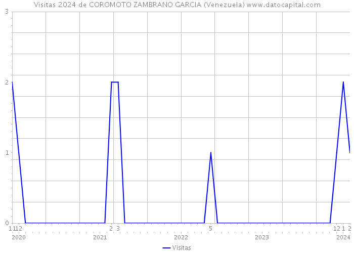 Visitas 2024 de COROMOTO ZAMBRANO GARCIA (Venezuela) 