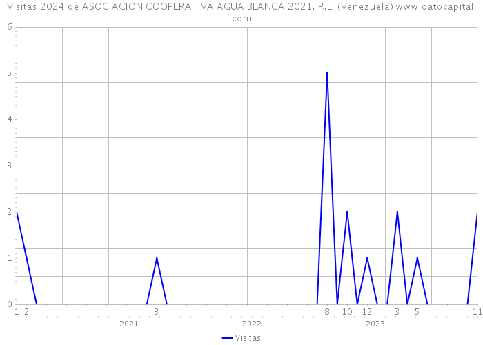 Visitas 2024 de ASOCIACION COOPERATIVA AGUA BLANCA 2021, R.L. (Venezuela) 