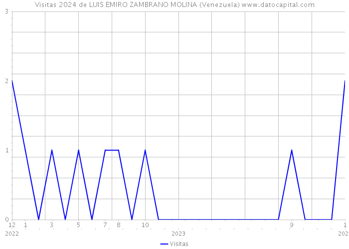 Visitas 2024 de LUIS EMIRO ZAMBRANO MOLINA (Venezuela) 