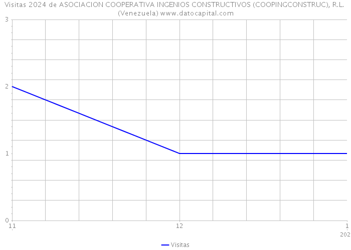 Visitas 2024 de ASOCIACION COOPERATIVA INGENIOS CONSTRUCTIVOS (COOPINGCONSTRUC), R.L. (Venezuela) 
