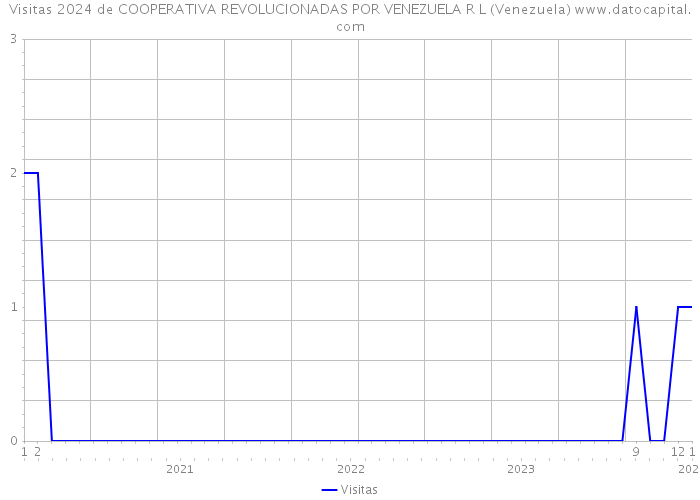 Visitas 2024 de COOPERATIVA REVOLUCIONADAS POR VENEZUELA R L (Venezuela) 