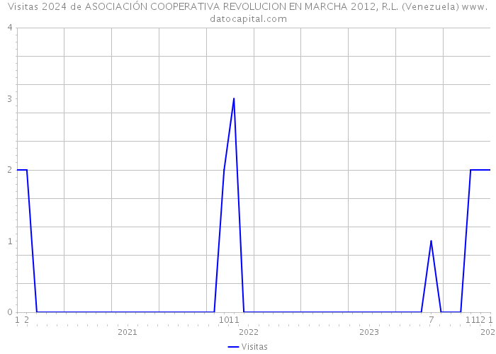 Visitas 2024 de ASOCIACIÓN COOPERATIVA REVOLUCION EN MARCHA 2012, R.L. (Venezuela) 