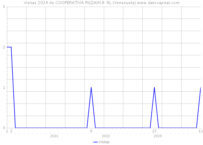 Visitas 2024 de COOPERATIVA PILDAIN 8 RL (Venezuela) 
