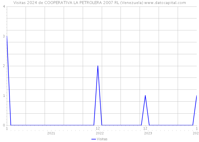 Visitas 2024 de COOPERATIVA LA PETROLERA 2007 RL (Venezuela) 