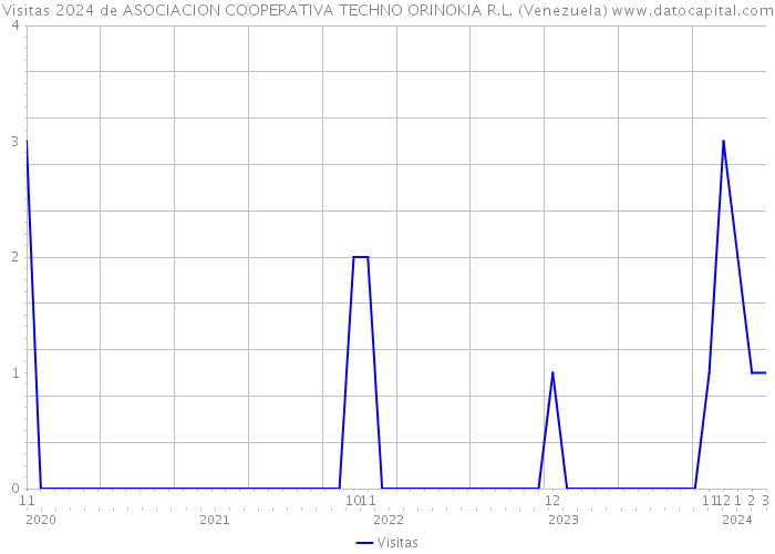 Visitas 2024 de ASOCIACION COOPERATIVA TECHNO ORINOKIA R.L. (Venezuela) 
