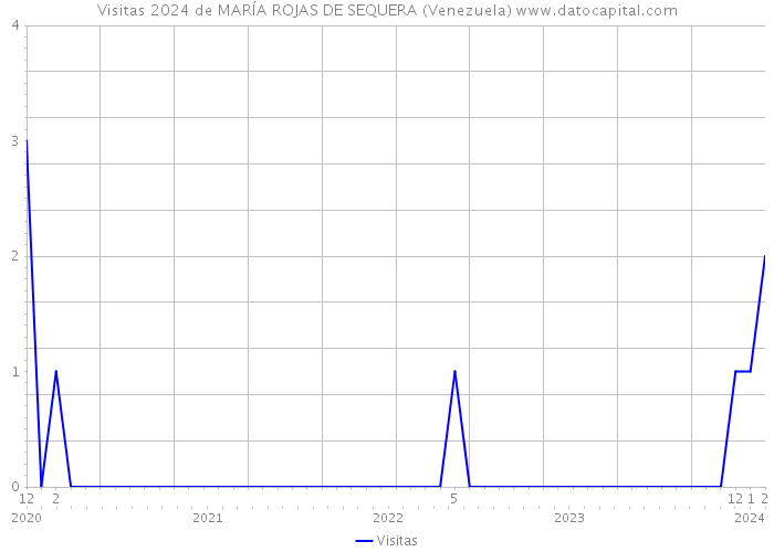 Visitas 2024 de MARÍA ROJAS DE SEQUERA (Venezuela) 