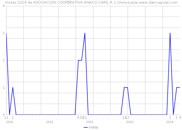 Visitas 2024 de ASOCIACION COOPERATIVA ANACO CARS, R. L (Venezuela) 