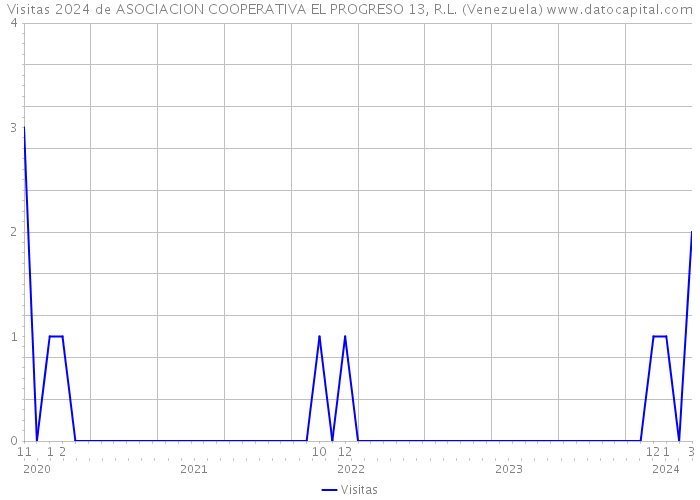 Visitas 2024 de ASOCIACION COOPERATIVA EL PROGRESO 13, R.L. (Venezuela) 