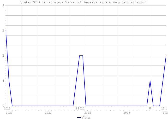 Visitas 2024 de Pedro Jose Marcano Ortega (Venezuela) 