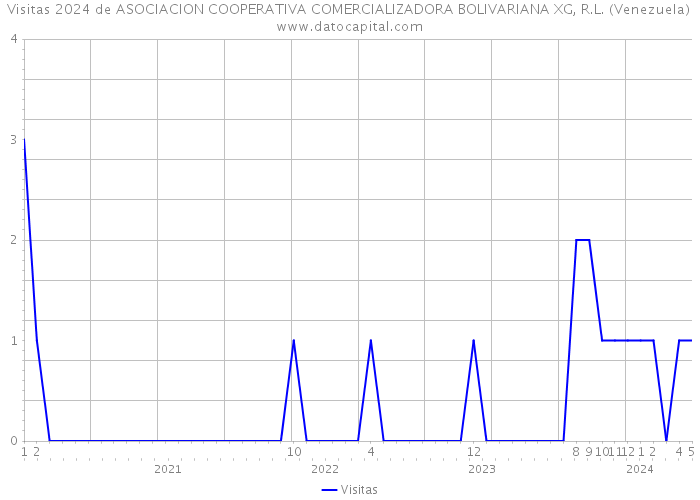Visitas 2024 de ASOCIACION COOPERATIVA COMERCIALIZADORA BOLIVARIANA XG, R.L. (Venezuela) 