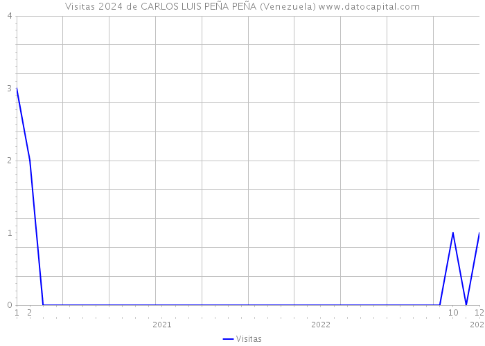 Visitas 2024 de CARLOS LUIS PEÑA PEÑA (Venezuela) 