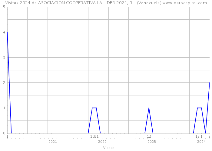 Visitas 2024 de ASOCIACION COOPERATIVA LA LIDER 2021, R.L (Venezuela) 