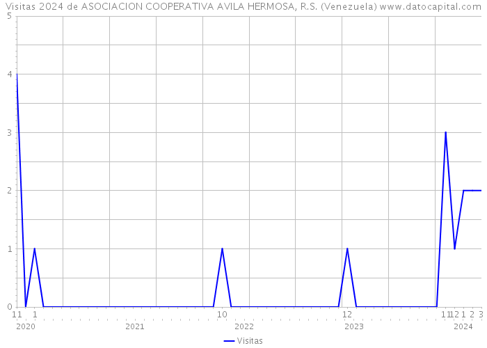 Visitas 2024 de ASOCIACION COOPERATIVA AVILA HERMOSA, R.S. (Venezuela) 
